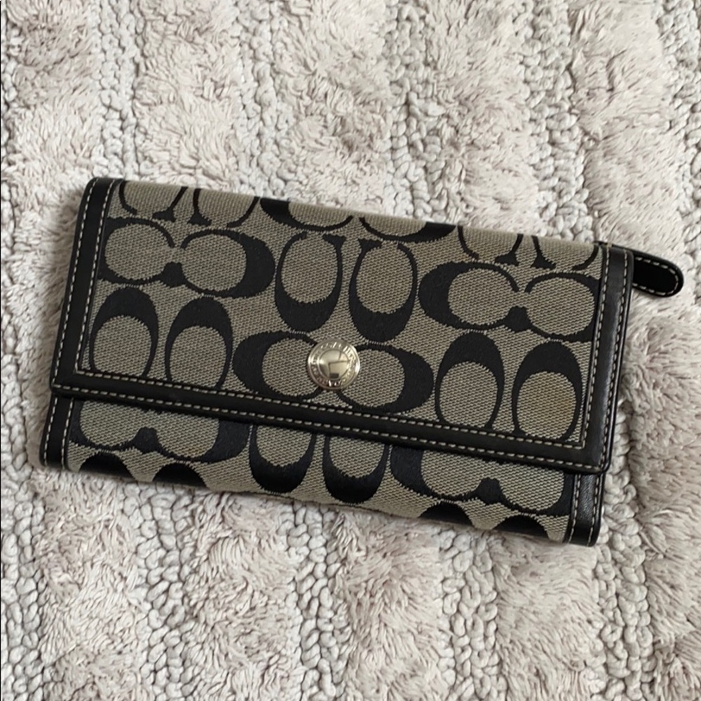 Original Coach Leather Wallet